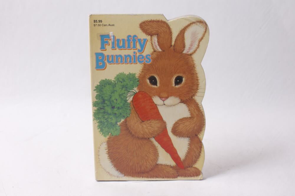 Fluffy Binnies Children's Picture Shape Book Nursery Reading ~ 260602-WH M-15-02
